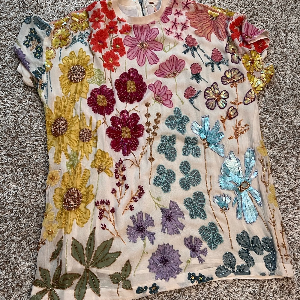 Free People Jewel Mini Dress Size M